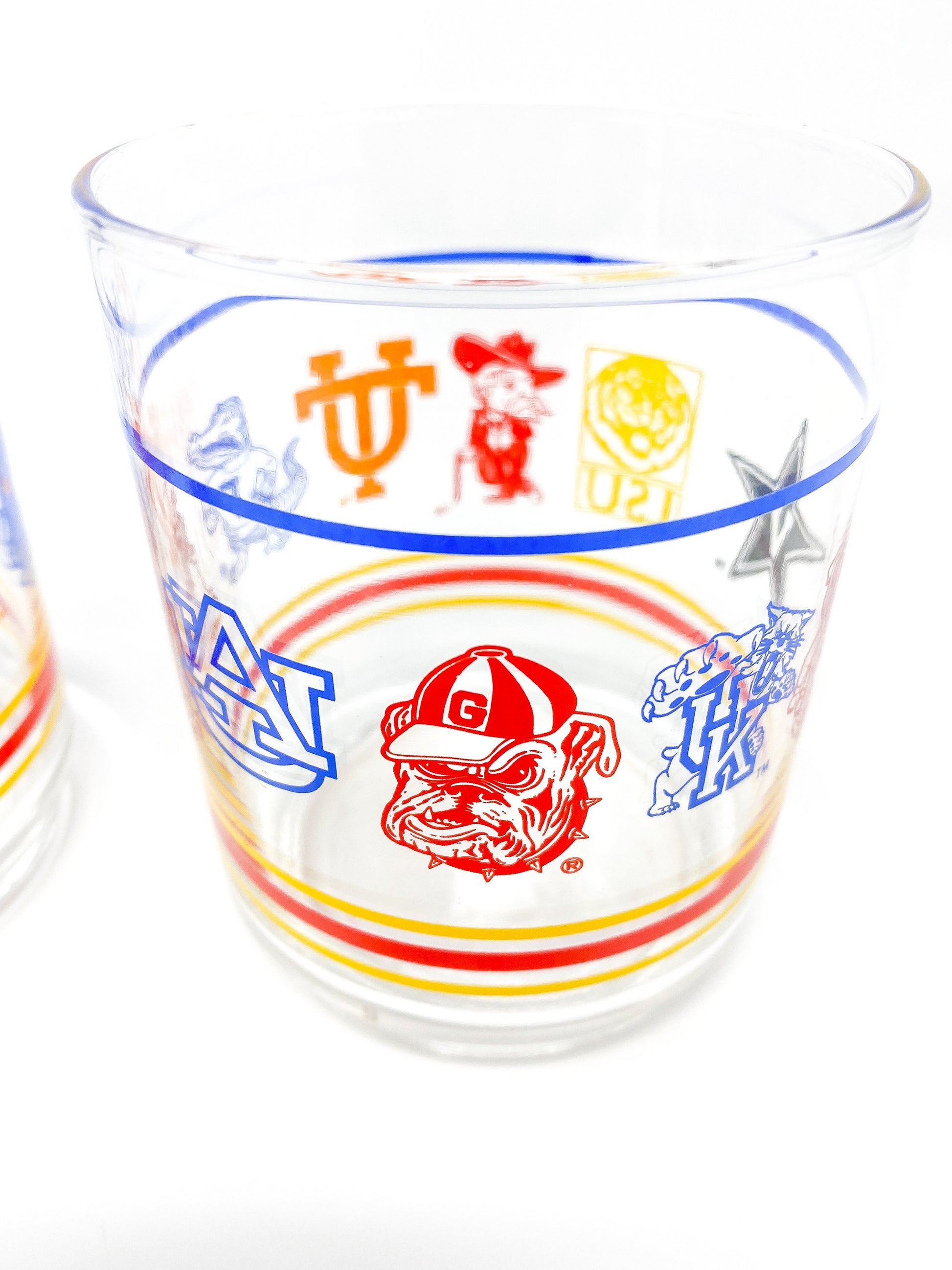 Vintage SEC Lowball Glasses - Southeastern Conference