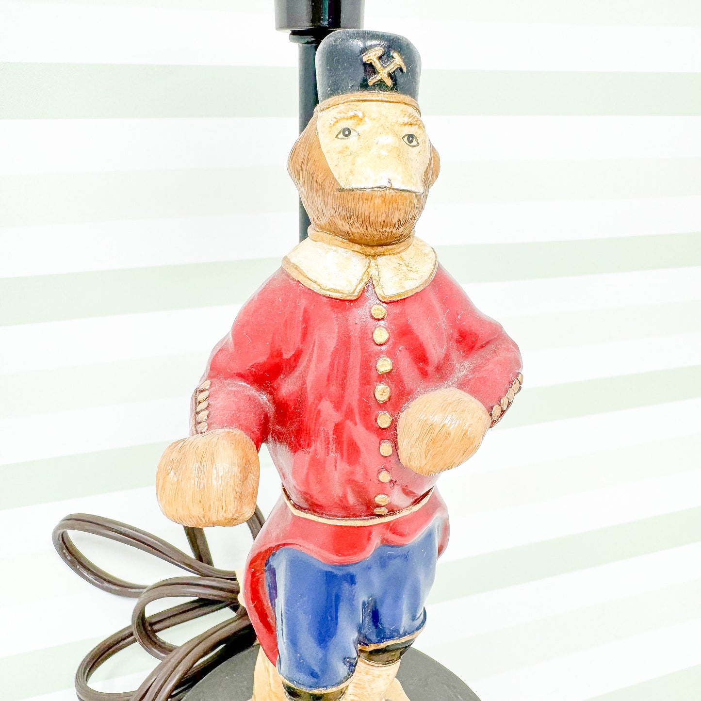 Vintage Monkey Butler Table Lamp