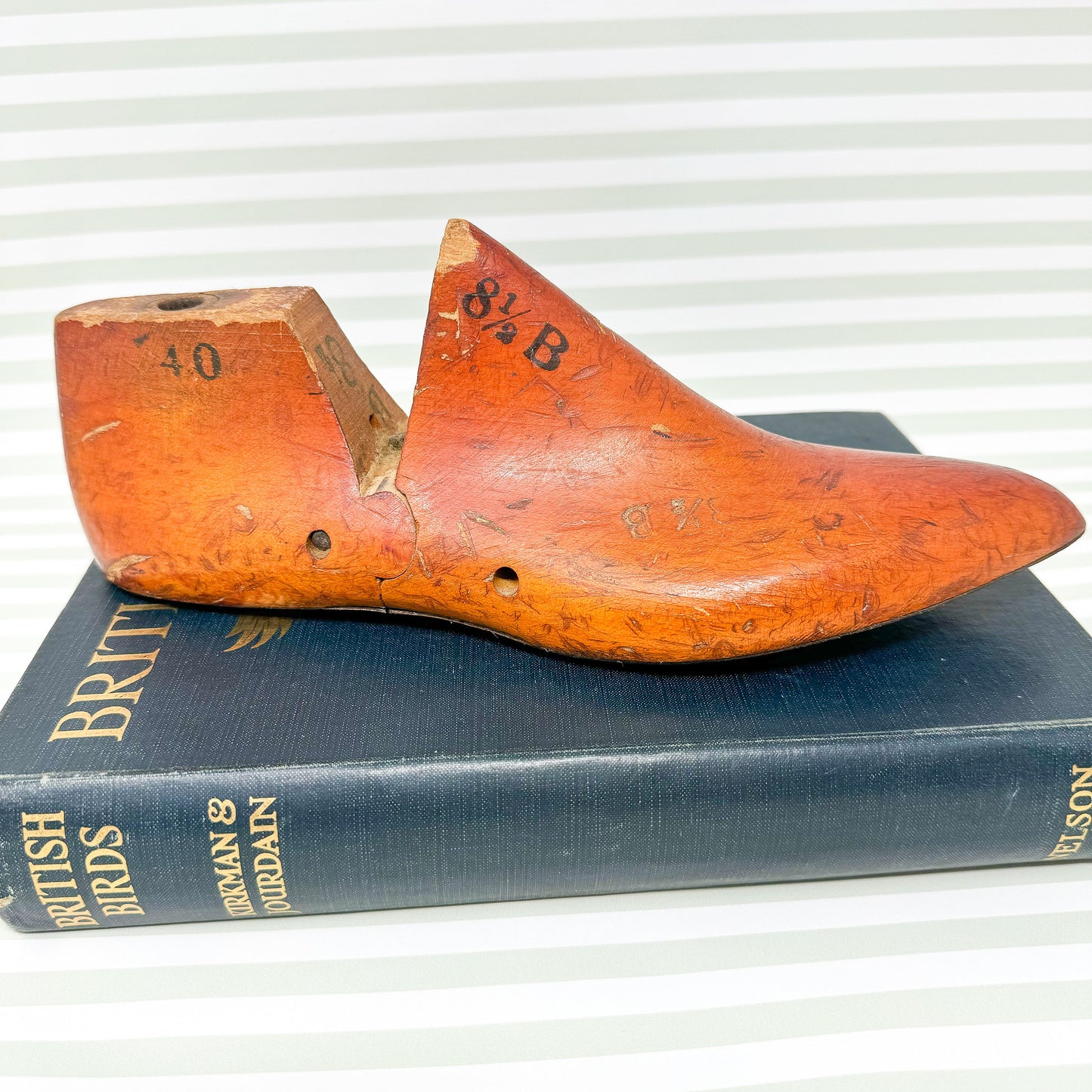 Vintage 1960s Maple Wood Shoe Form