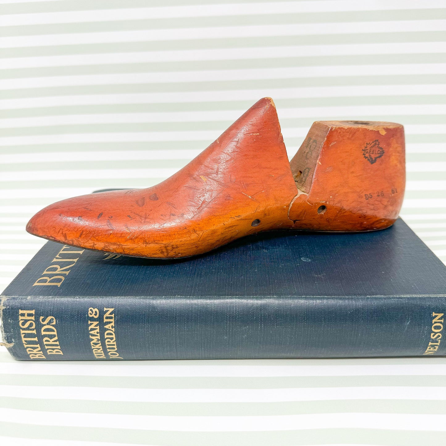 Vintage 1960s Maple Wood Shoe Form