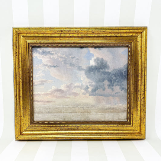 Sky and Clouds Painting in Gold Frame