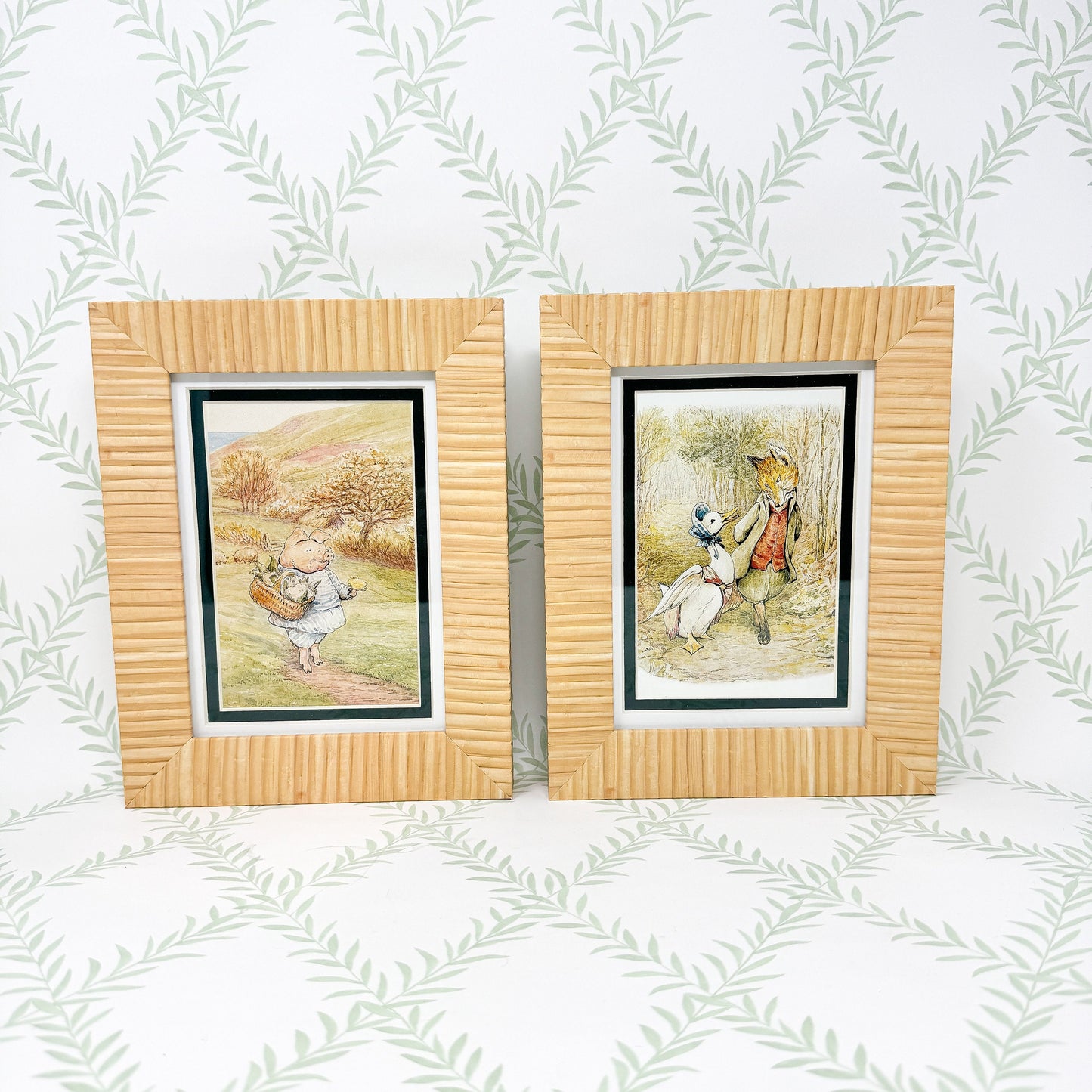 Pair of Vintage Beatrix Potter Framed Prints