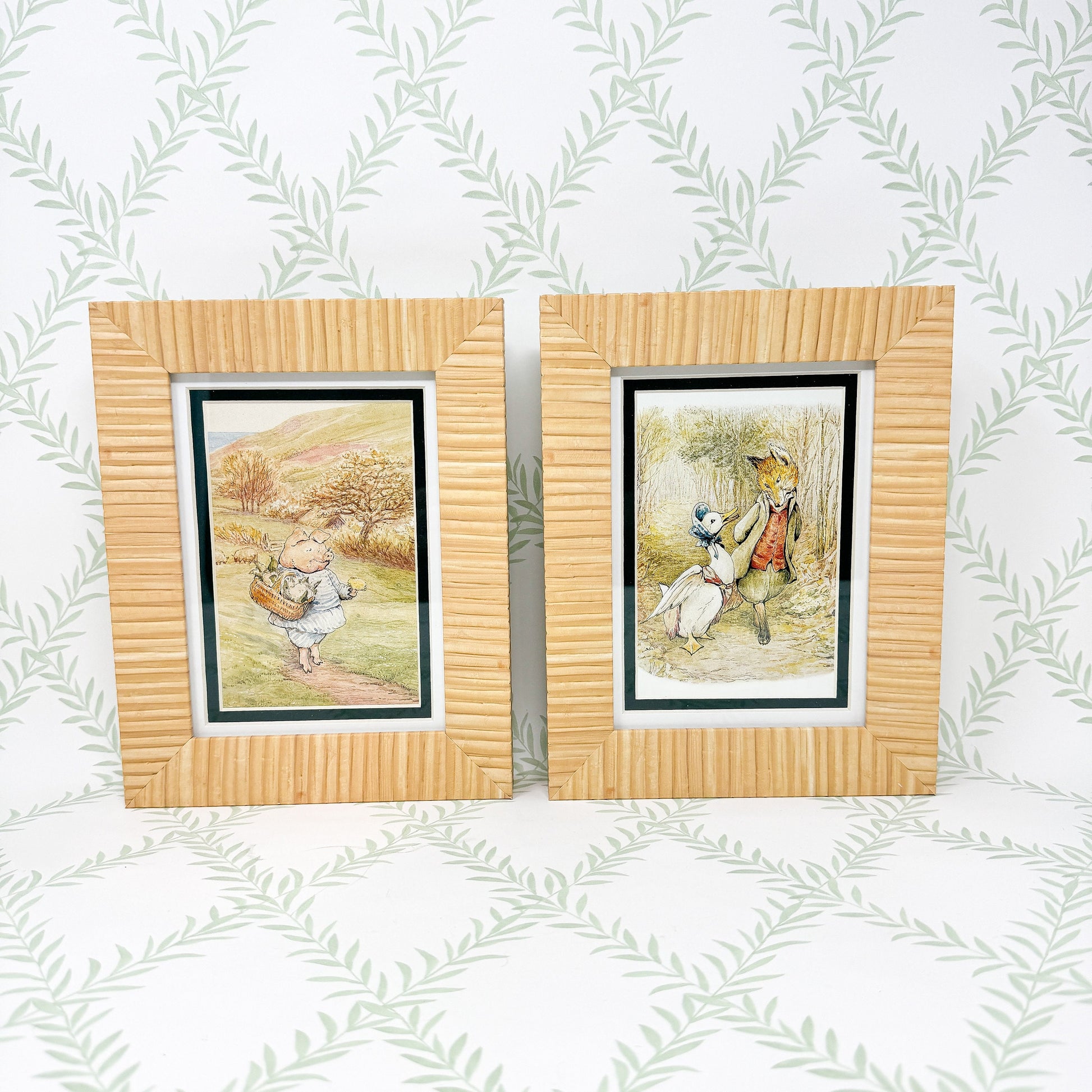 Pair of Vintage Beatrix Potter Framed Prints