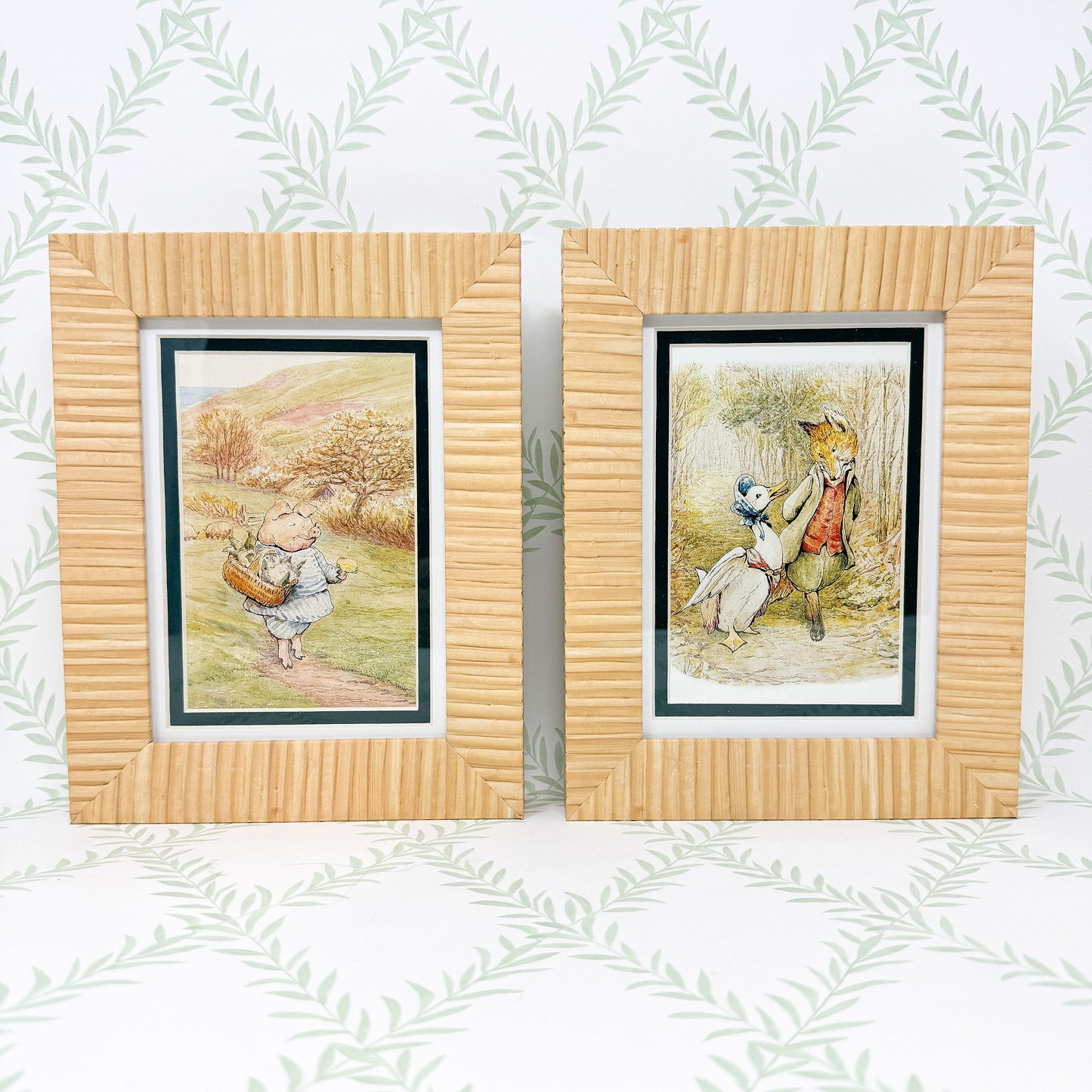 Pair of Vintage Beatrix Potter Framed Prints