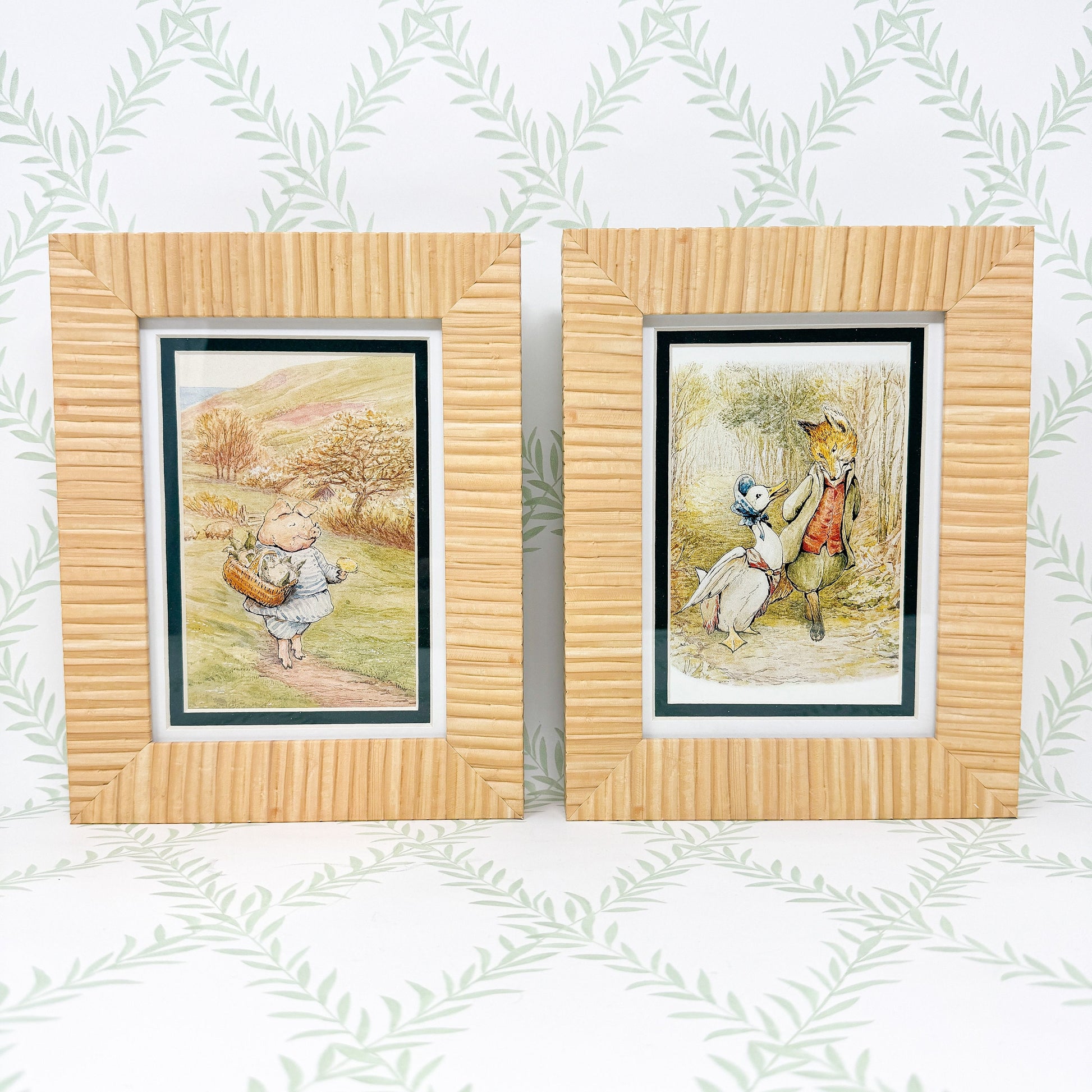 Pair of Vintage Beatrix Potter Framed Prints