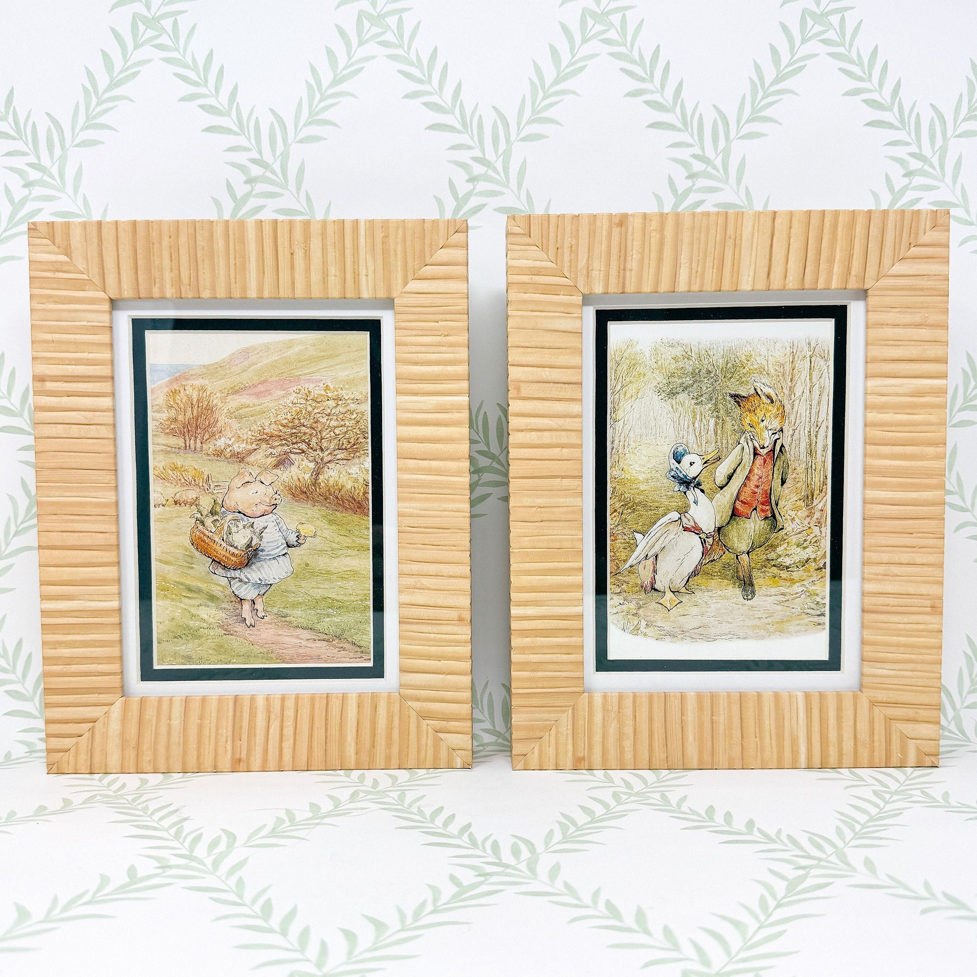 Pair of Vintage Beatrix Potter Framed Prints