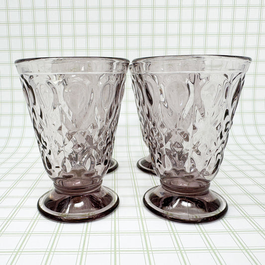 Set of LA Rochere Amethyst Lyonnais Tumblers