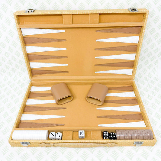 Terra Cane Backgammon Set