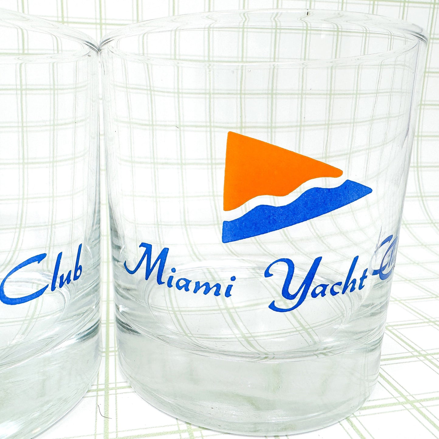 Miami Yacht Club Lowball Cocktail Glasses