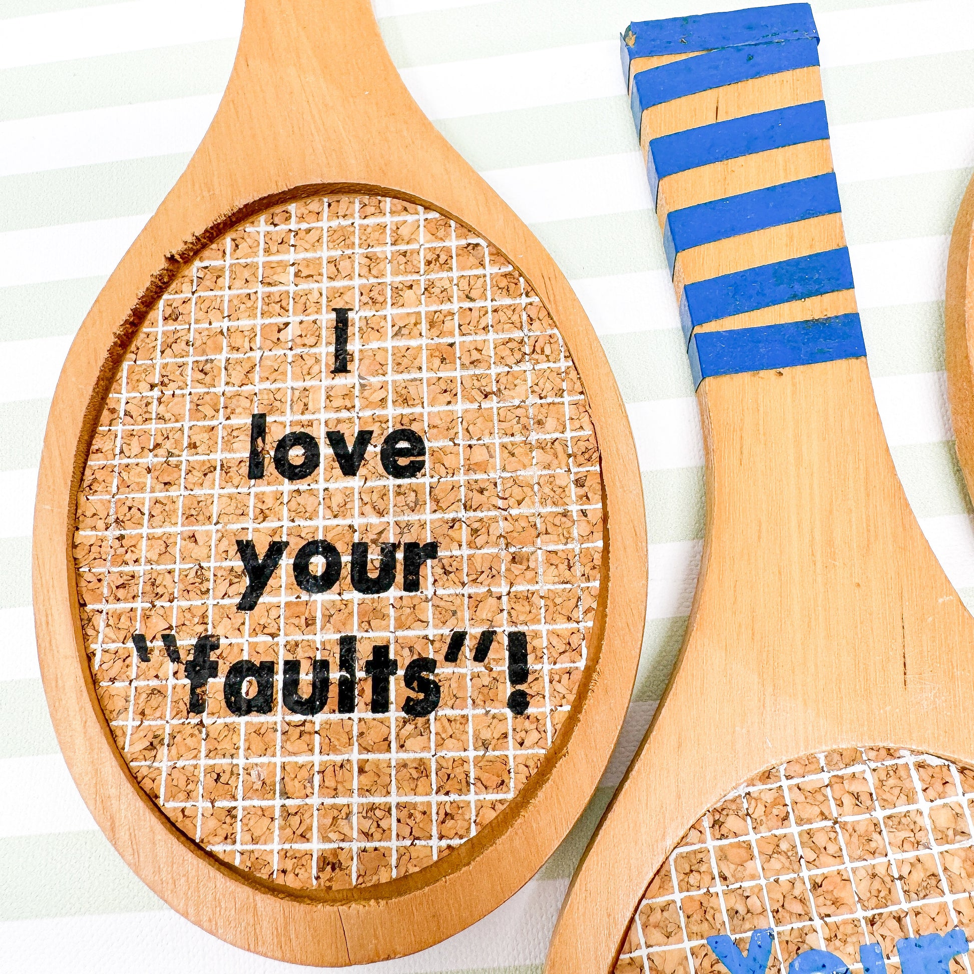 Vintage Tennis Racquet Coasters