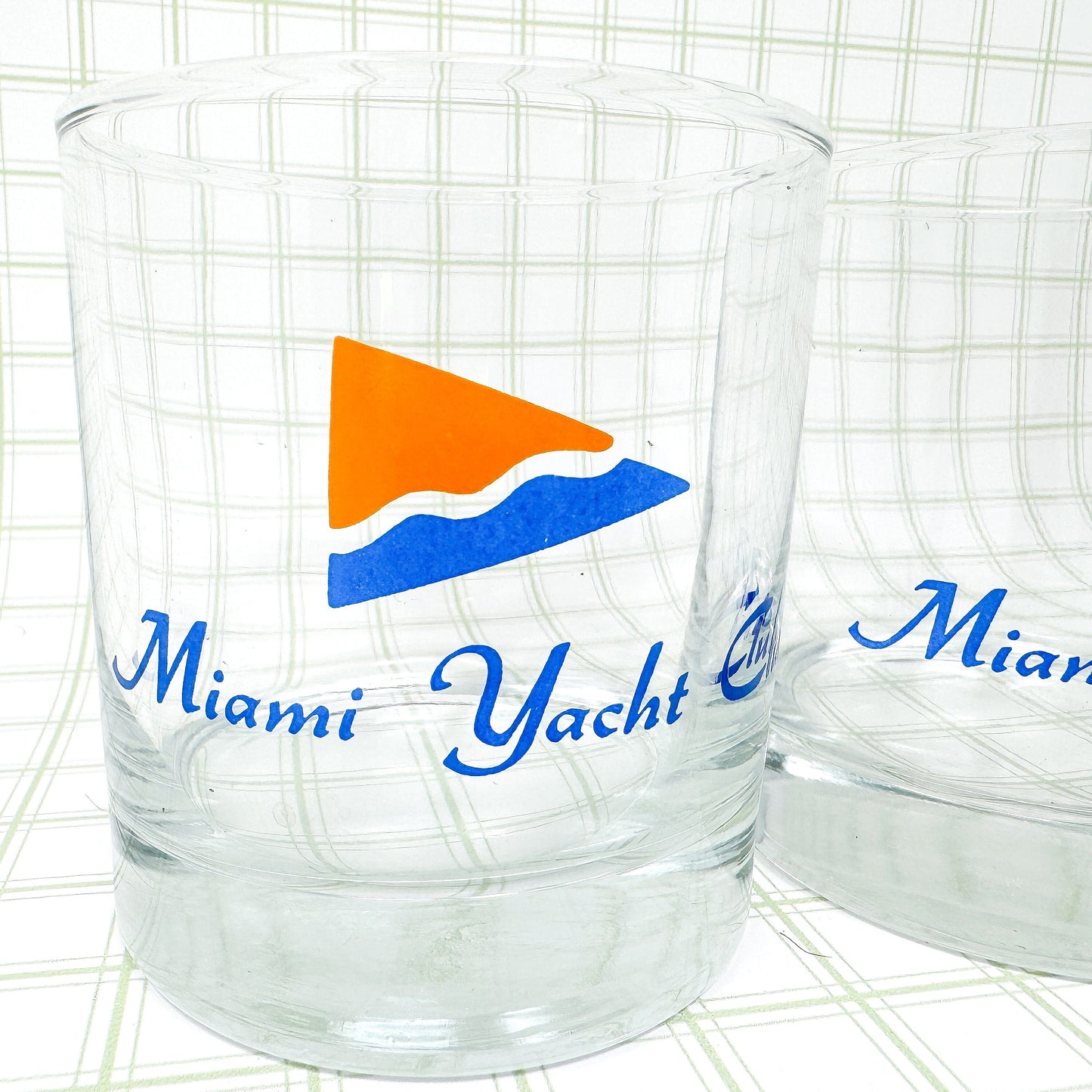 Miami Yacht Club Lowball Cocktail Glasses