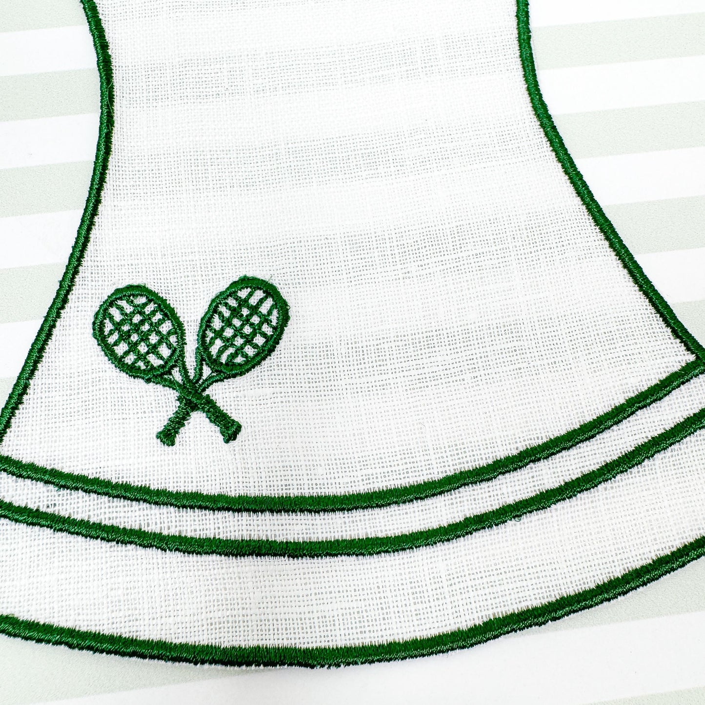 Tennis Dress Linen Cocktail Napkins - Set of 4