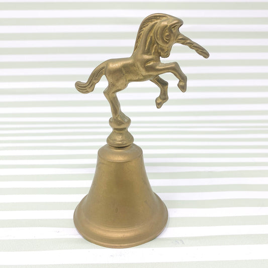 Vintage Unicorn Brass Bell
