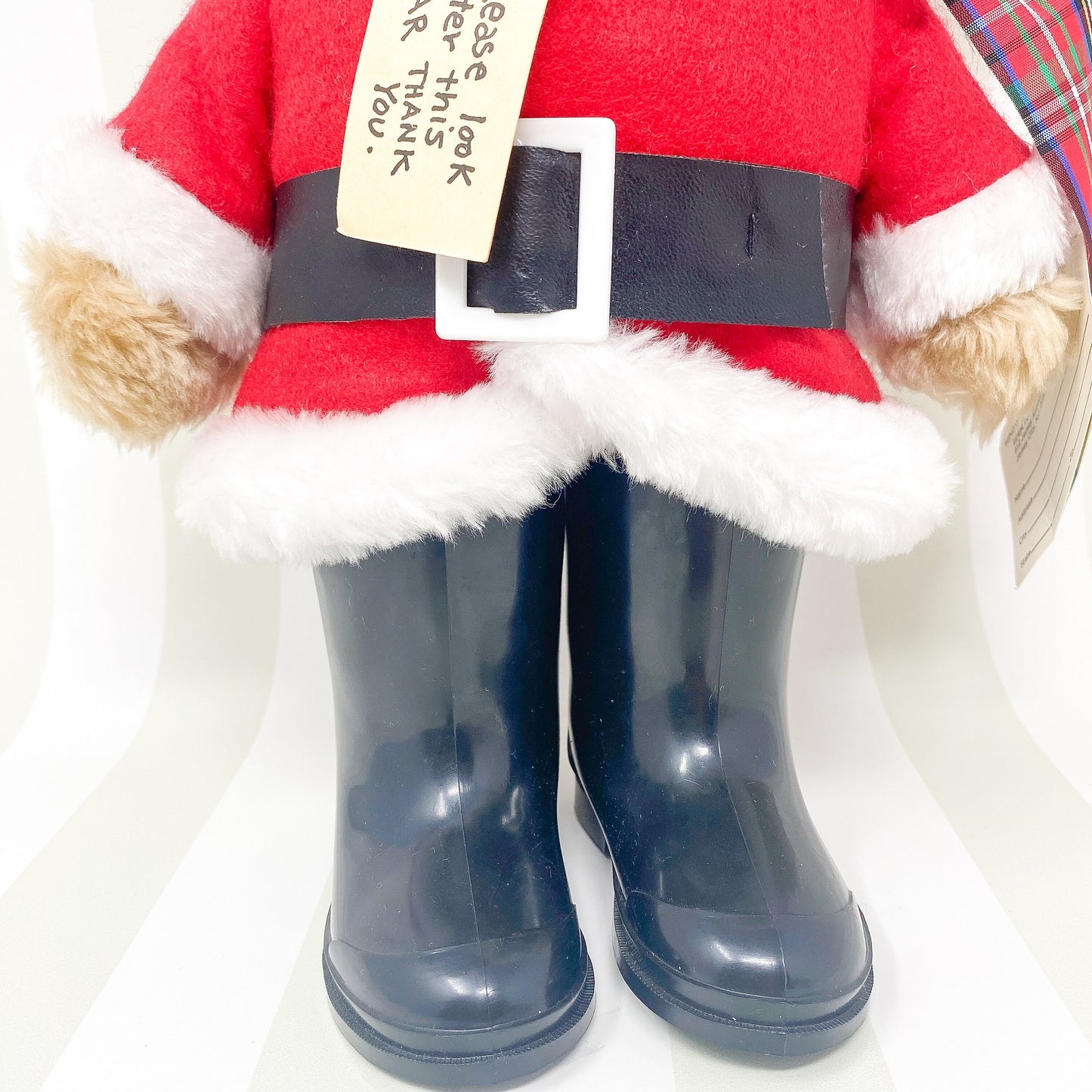 Vintage Eden 1975 Christmas Paddington Bear Stuffed Doll