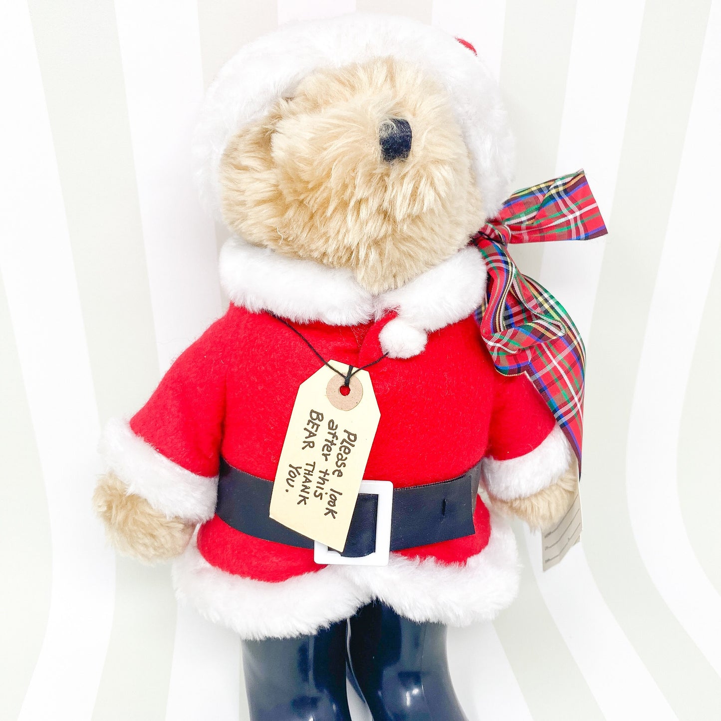 Vintage Eden 1975 Christmas Paddington Bear Stuffed Doll