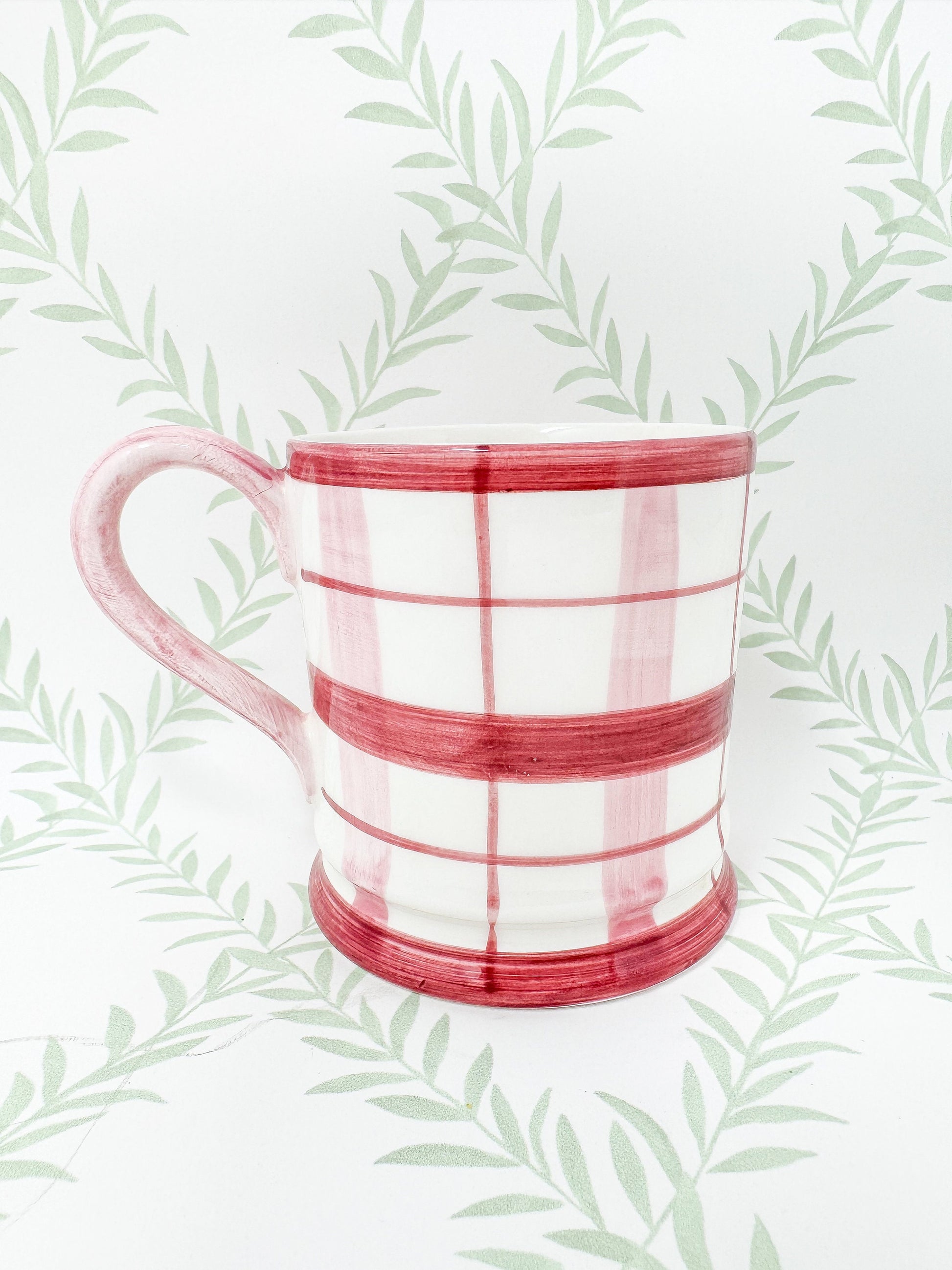 Haldon Group Mug - Pink Plaid