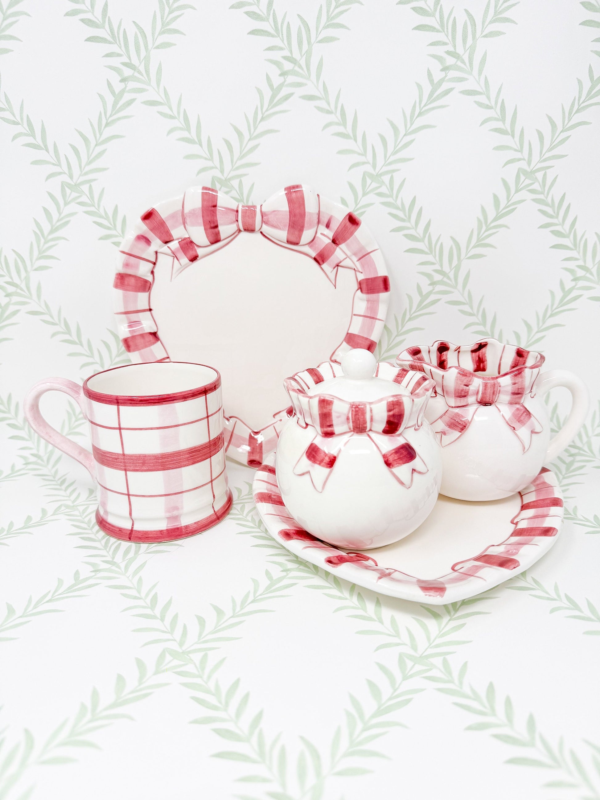 Haldon Group Mug - Pink Plaid