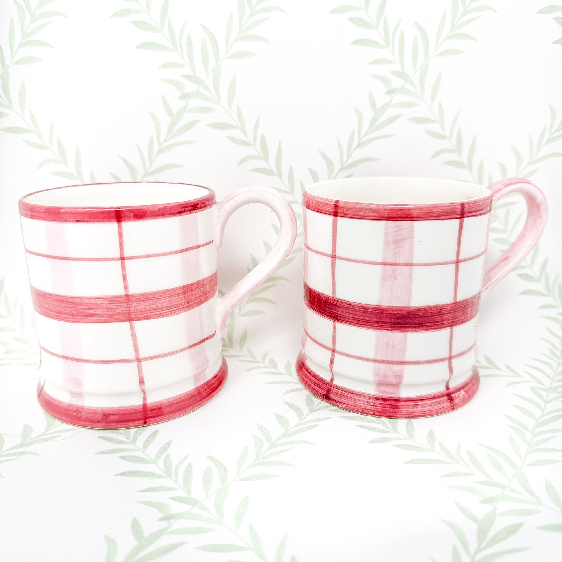 Haldon Group Mug - Pink Plaid