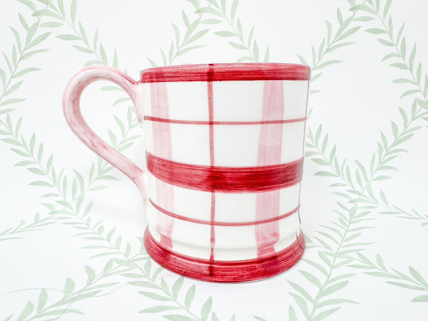 Haldon Group Mug - Pink Plaid