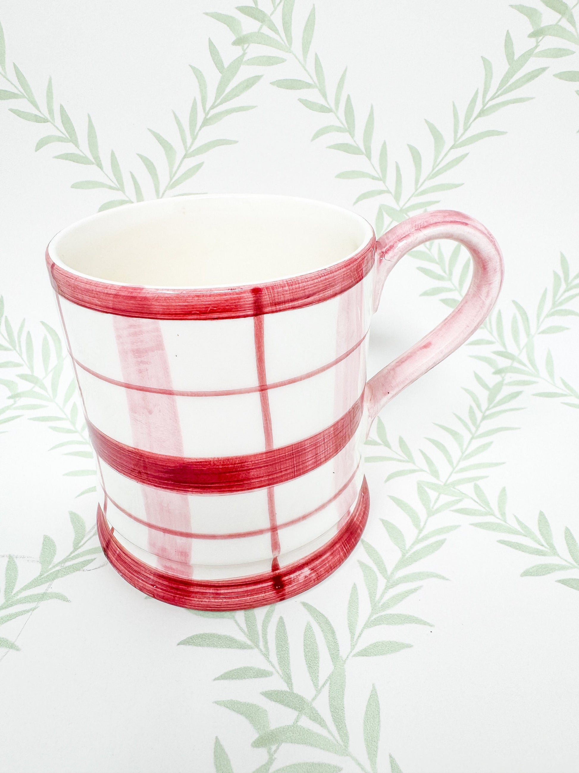 Haldon Group Mug - Pink Plaid